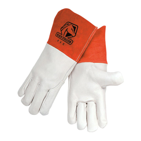 White Standard Grain Cowhide MIG Gloves 25ER360