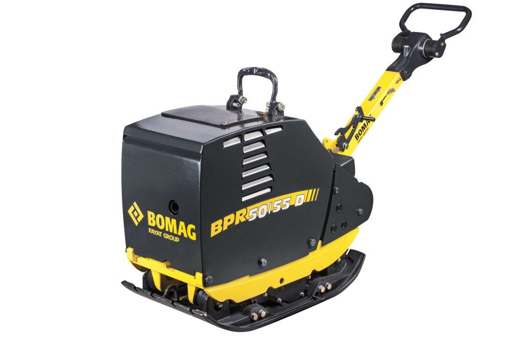 17.7 In. Reversible Vibratory Plate - Hatz 1B40 Diesel Engine - Electric Start BPR 50/55 D/E