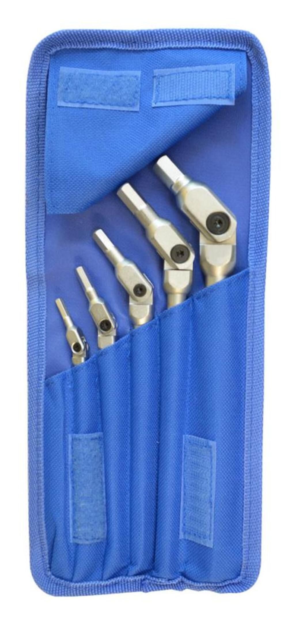 5 piece Chrome Hex Pro Wrench Set - Sizes: 4-10mm 5