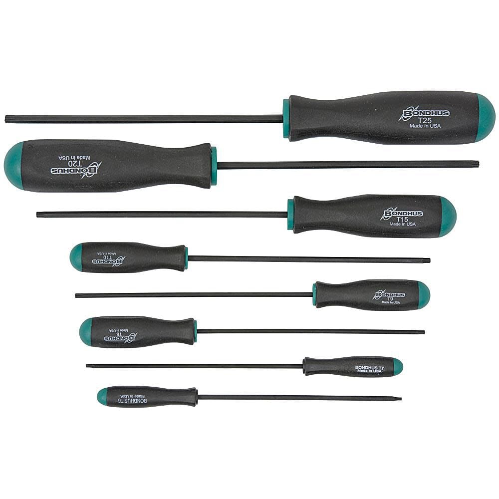 8pc Torx Screwdriver Set T6-T25 34532