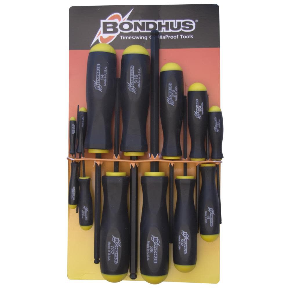 Set 13 Balldriver Screwdrivers 10637