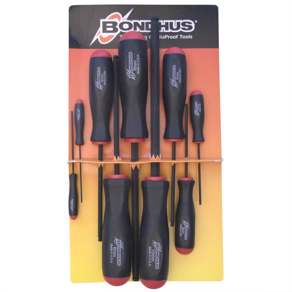 Set 9 Balldriver Screwdrivers 10699