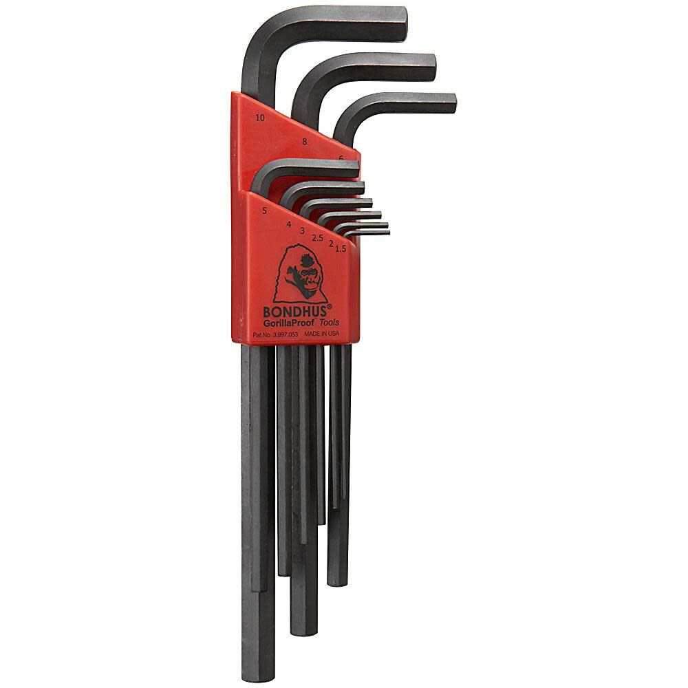 Set 9 Hex L-Wrenches 12199