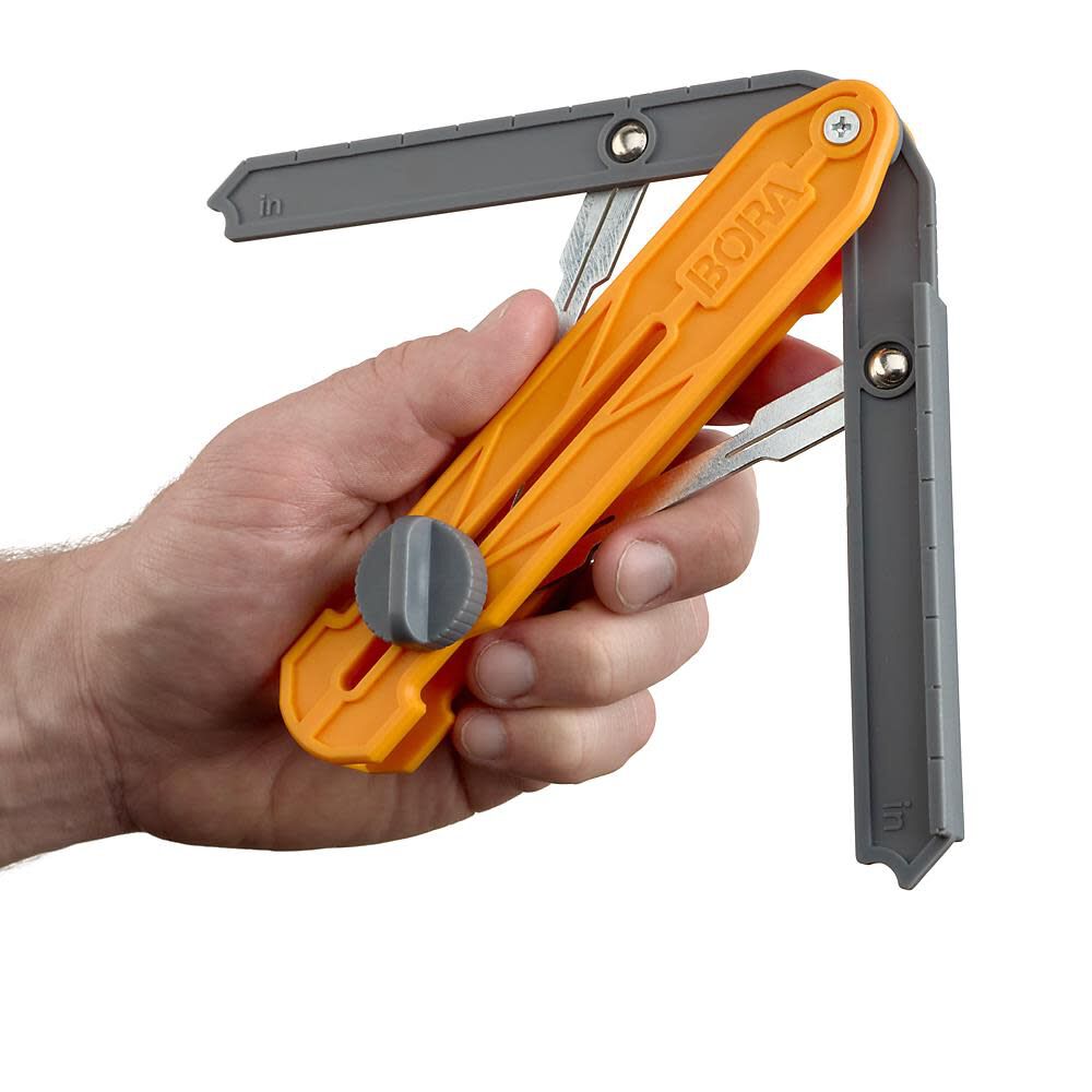 Adjustable Angle Duplicator for Miter, Table, and Tile Saws - Orange, 0-180 Degrees, Compact Size 530402