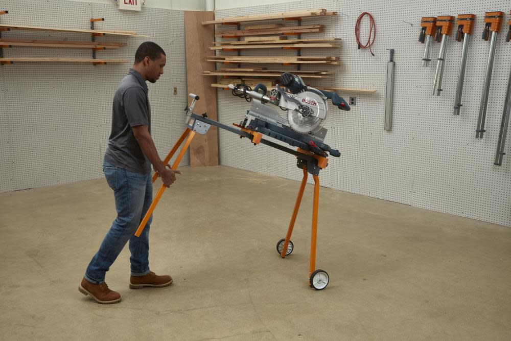 Miter Saw Stand with Pedestal Roller PM-4000B