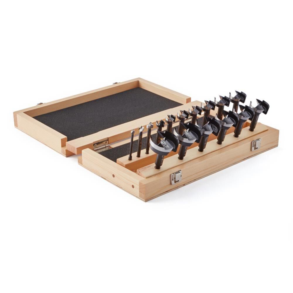 Tempest Forstner Bit Set with Wood Box 16pc BFB-009881