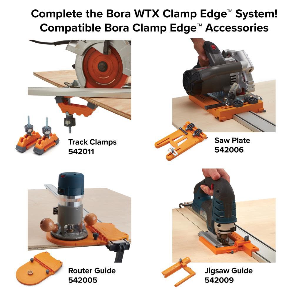 Orange Plastic Edge Clamp Accessory for WTX and NGX Clamp Edge Systems, 14.25-in x 7-in x 2 542011