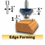 1 1/2in x 5/8in Carbide Tipped Classical Router Bit 85581MC