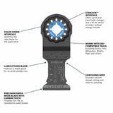 1-1/4 In. Starlock Oscillating Multi Tool Carbide Plunge Cut Blade 3 Pk. OSL114C-3