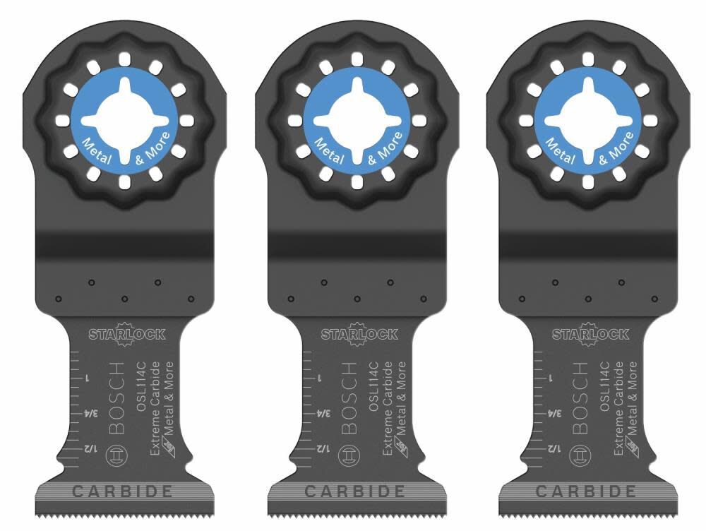 1-1/4 In. Starlock Oscillating Multi Tool Carbide Plunge Cut Blade 3 Pk. OSL114C-3