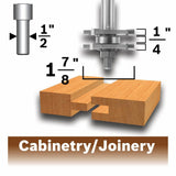 1-7/8-in Carbide-tipped Tongue and Groove Router Bit 84624MC