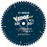 10 In. 60 Tooth Edge Circular Saw Blade for Fine Finish DCB1060