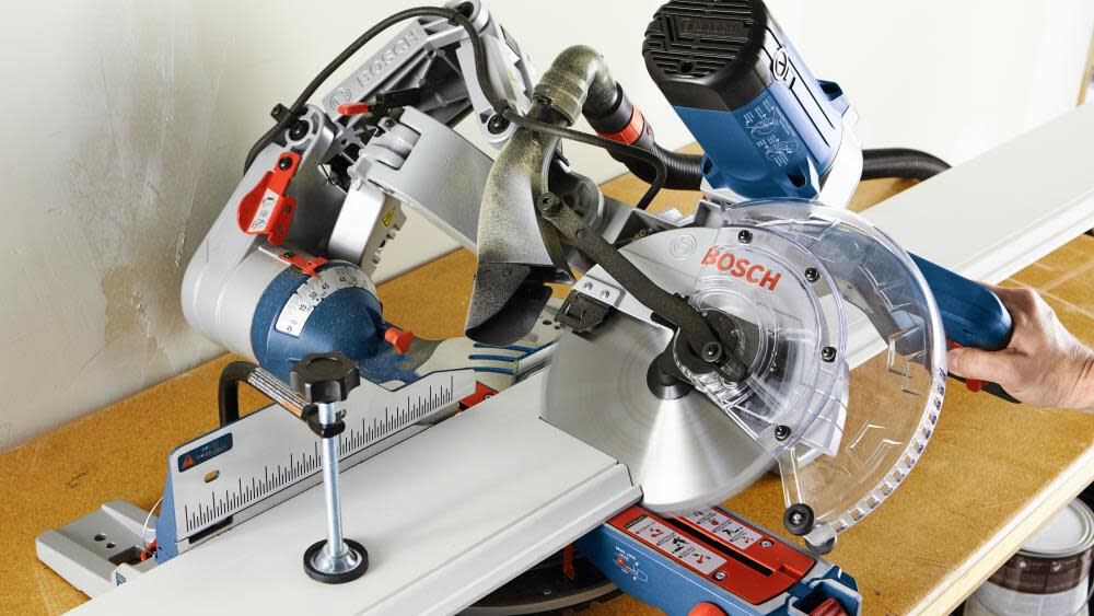 Glide 10-in 15-Amp Dual Bevel Sliding Compound Corded Miter Saw CM10GD