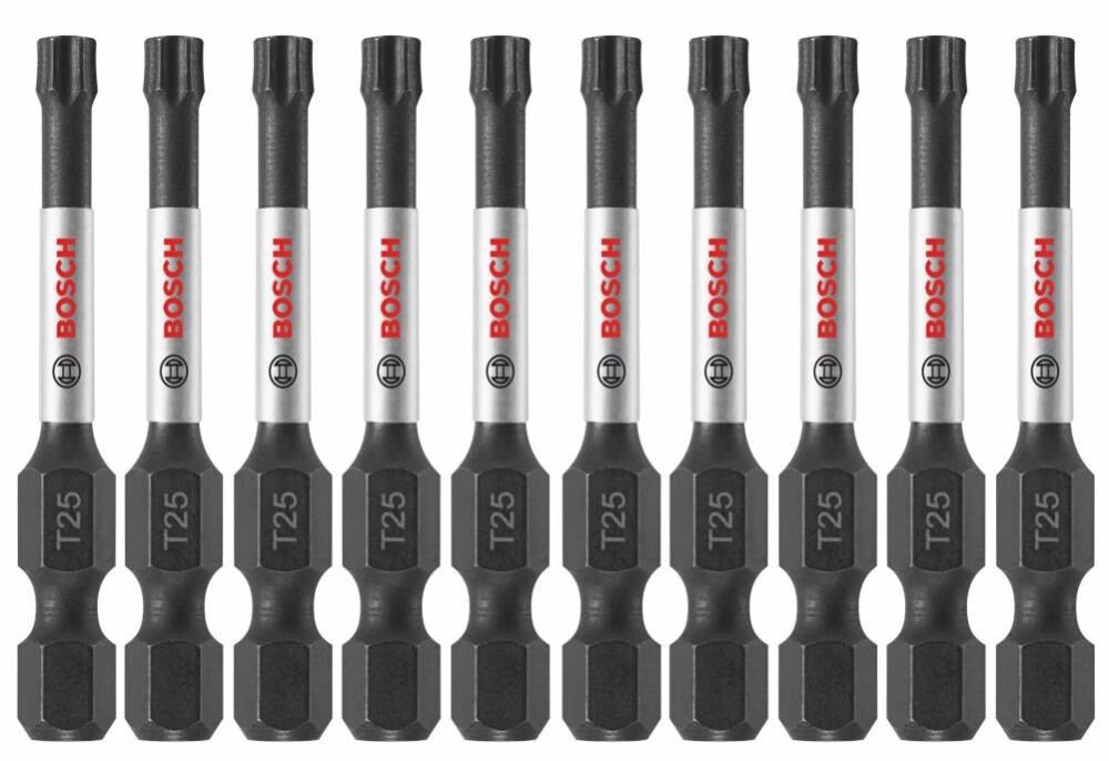 10 pc. Impact Tough 2 In. Torx #25 Power Bits (Bulk Pack) ITT252B