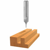 1/16 In. x 1/8 In. High Speed Steel 1-Flute Straight Bit 85091