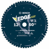 12 In. 60 Tooth Edge Circular Saw Blade for Fine Finish DCB1260