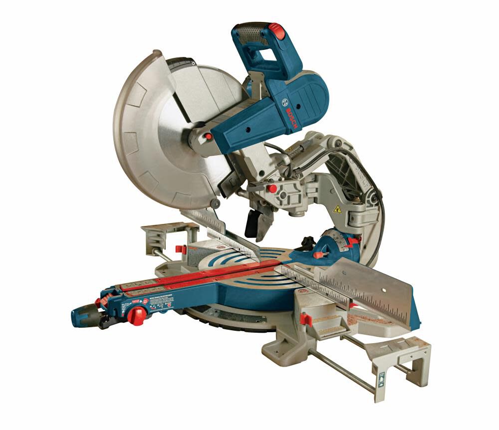 Glide 12-in 15-Amp Dual Bevel Sliding Compound Corded Miter Saw GCM12SD