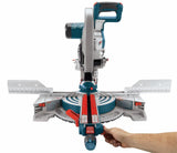 Glide 12-in 15-Amp Dual Bevel Sliding Compound Corded Miter Saw GCM12SD