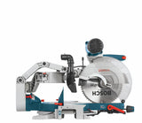 Glide 12-in 15-Amp Dual Bevel Sliding Compound Corded Miter Saw GCM12SD