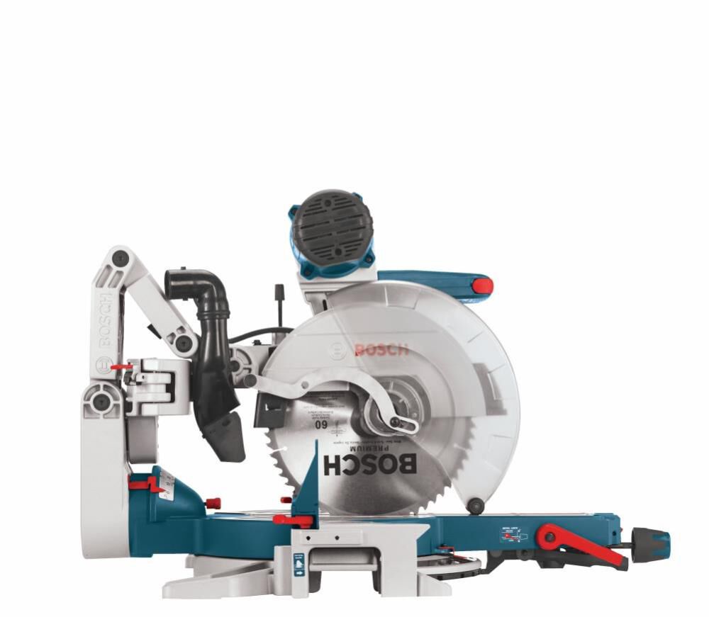 Glide 12-in 15-Amp Dual Bevel Sliding Compound Corded Miter Saw GCM12SD