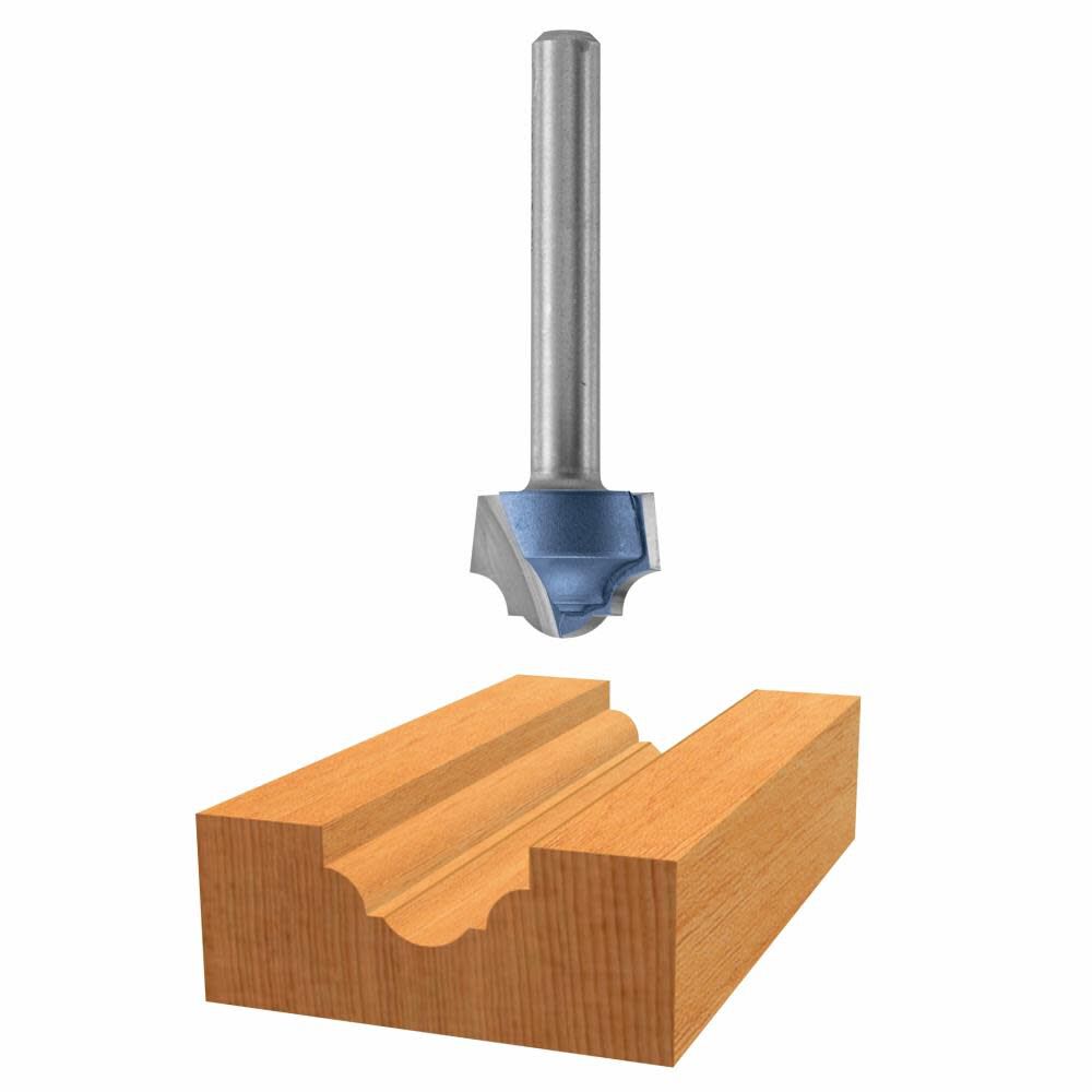 1/2 In. x 3/4 In. Carbide Tipped Classical Groove Bit 85468M