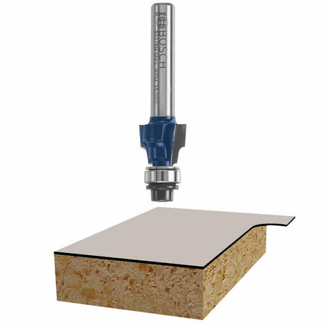 1/2 In. x 3/8 In. Carbide-Tipped Smooth-Edge Laminate Trim Router Bit 85316M