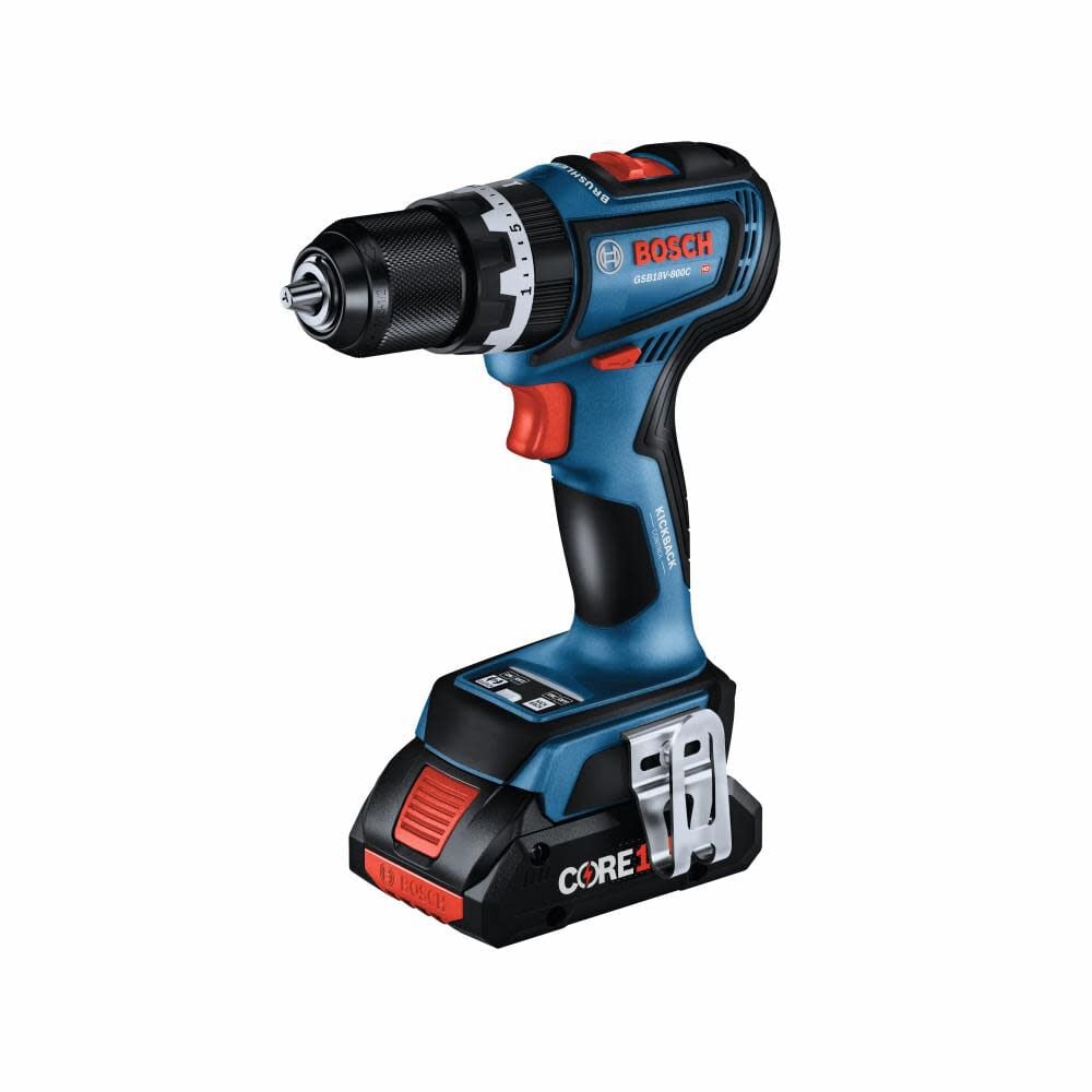 1/2-in 18-volt 4-Amp Variable Speed Brushless Cordless Hammer Drill (1-Battery Included) GSB18V-800CB14