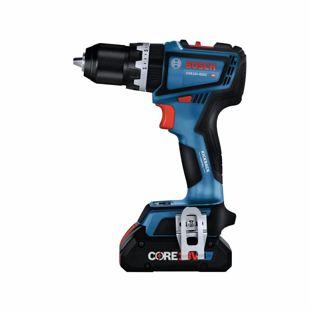 1/2-in 18-volt 4-Amp Variable Speed Brushless Cordless Hammer Drill (1-Battery Included) GSB18V-800CB14