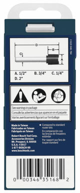 3/8-in Carbide-Tipped Straight Router Bit 85249MC