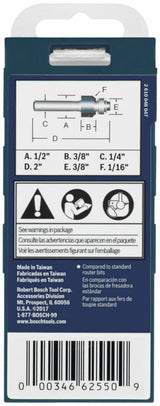 1/2-in Carbide-Tipped Flush Trimmer Router Bit 85316MC