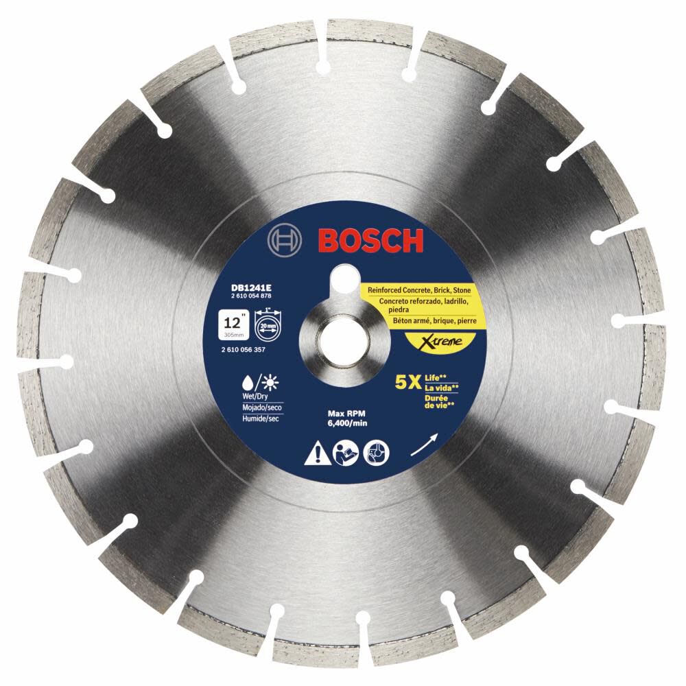 12in Xtreme Segmented Rim Diamond Blade DB1241E