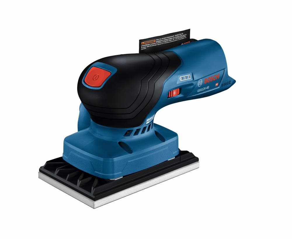 12V 1/4 Sheet Orbital Finishing Sander (Bare Tool) GSS12V-40N