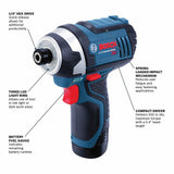 12-volt Max 1/4-in Cordless Impact Driver PS41N