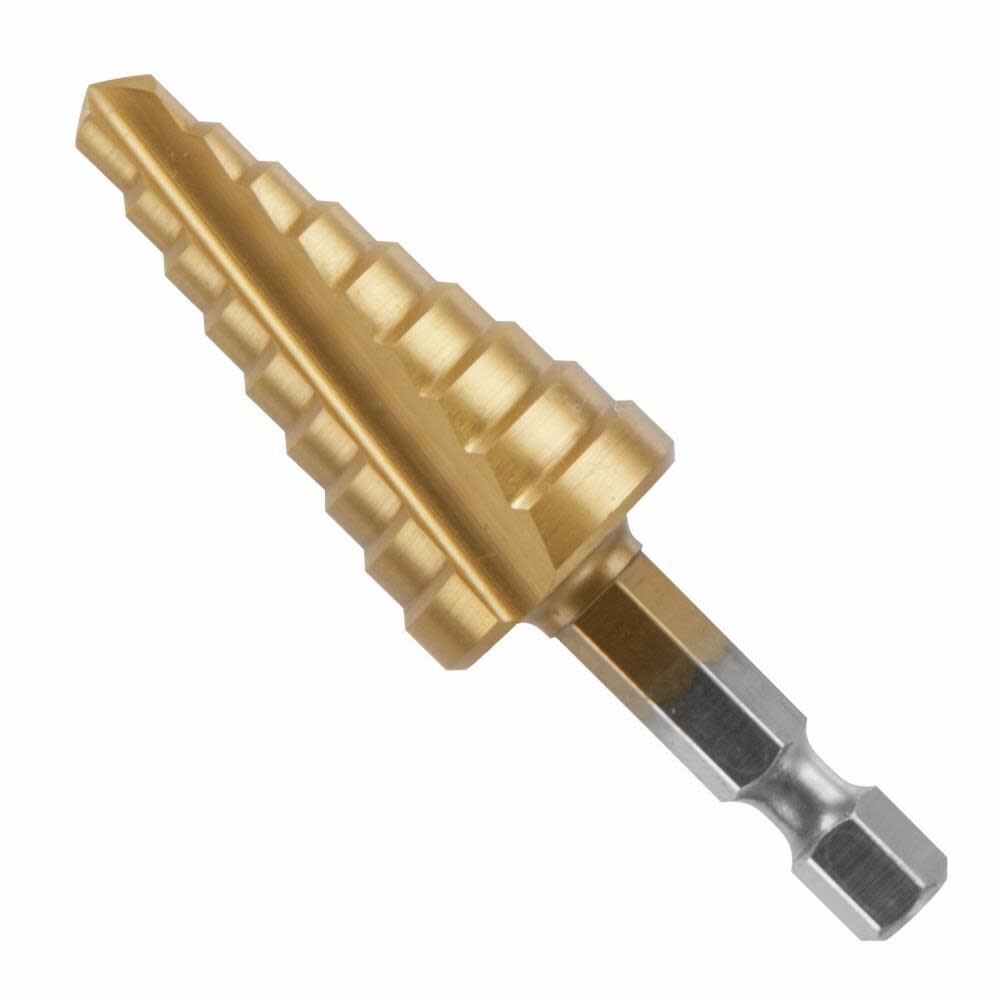 1/4 In. to 3/4 In. Titanium-Coated Impact Step Drill Bit IMSD46403