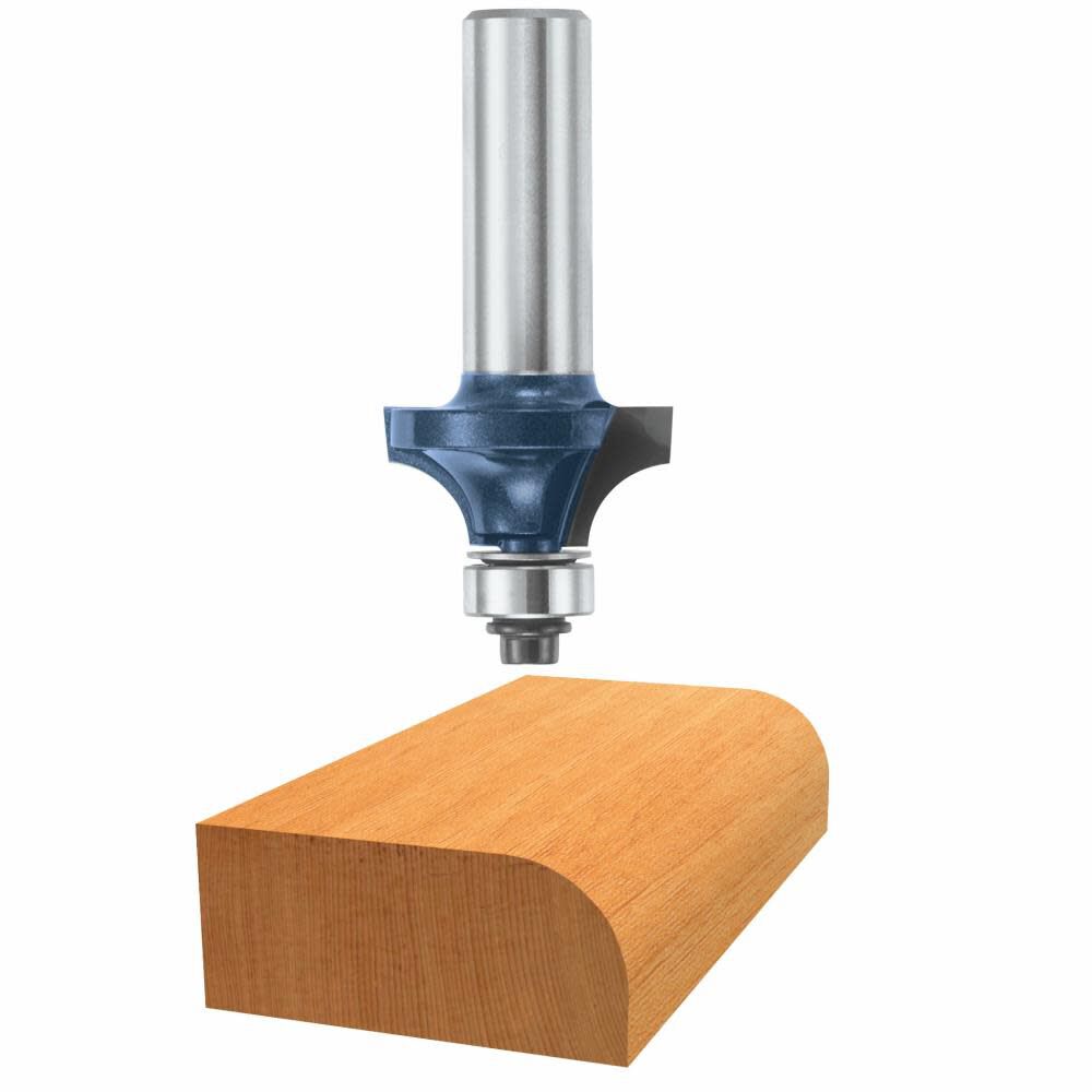 1/4-in Carbide-tipped Roundover Router Bit 84405M