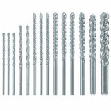 14 pc. Fast Spiral Rotary Masonry Bit Set BM5000