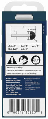 1/2-in Carbide-tipped Core Box Router Bit 85446MC