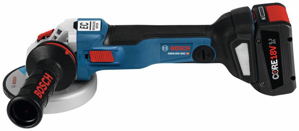 18 V EC Brushless Connected-Ready 4-1/2 In. Angle Grinder (Bare Tool) GWS18V-45CN