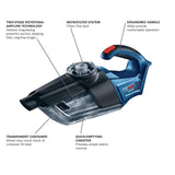 18-volt 0.5-Gallons 1-HP Cordless Dry Shop Vacuum (Bare Tool) GAS18V-02N