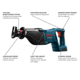 18-volt Variable Speed Cordless Reciprocating Saw (Bare Tool) CRS180B