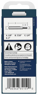 1/8-in Solid Carbide Straight Router Bit 85213MC