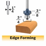 1/8-in Carbide-tipped Roundover Router Bit 85290MC