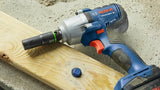 4-Amp 18-volt Variable Brushless 1/2-in square Drive Cordless Impact Wrench (2 Batteries) GDS18V-330PCB25