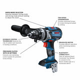 18V 1/2in Drill/Driver Brushless Connected Ready (Bare Tool) GSR18V-975CN