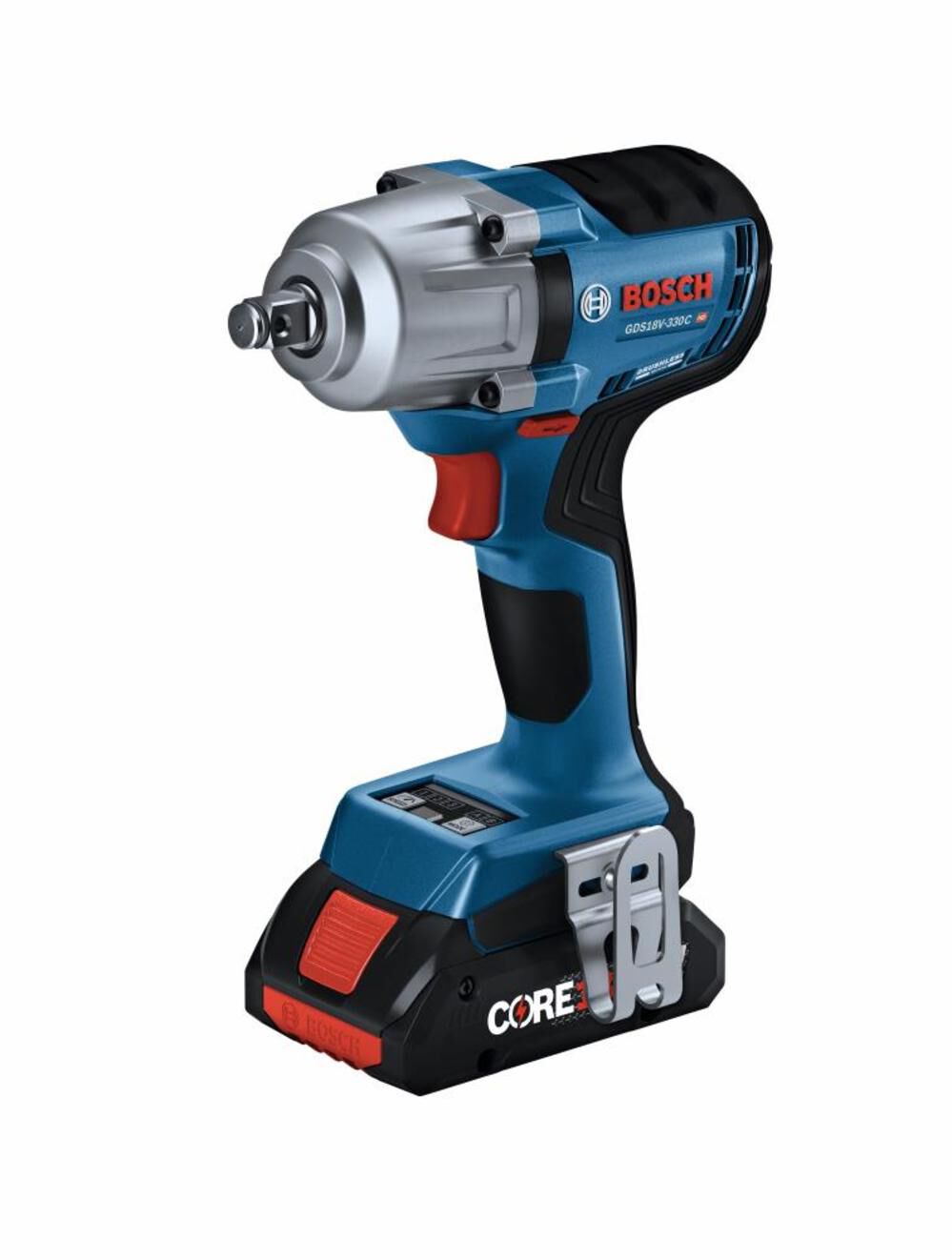 4-Amp 18-volt Variable Brushless 1/2-in square Drive Cordless Impact Wrench (2 Batteries) GDS18V-330CB25