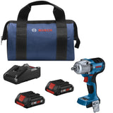 4-Amp 18-volt Variable Brushless 1/2-in square Drive Cordless Impact Wrench (2 Batteries) GDS18V-330CB25