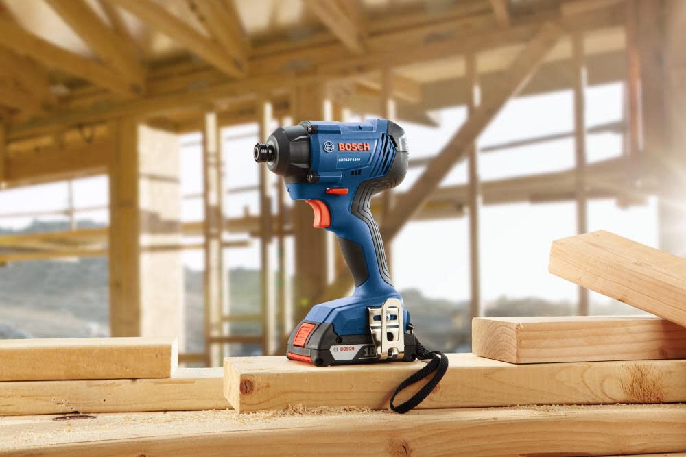 18-volt 1/4-in Cordless Impact Driver (1-Battery Included, Charger Included and Soft Bag included) GDR18V-1400B12