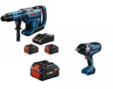 18V 2 Tool Combo Kit Bundle GBH18V-45CK24-GDS740