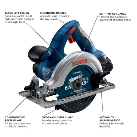 18-volt 4-Amp 6-1/2-in Cordless Circular Saw (1-Battery & Charger Included) CCS180-B15