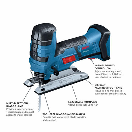 18V Barrel Grip Jig Saw (Bare Tool) GST18V-47N